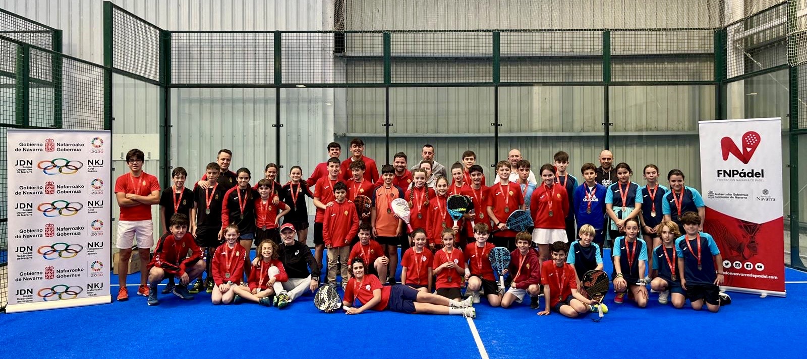 P&aacute;del Reyno de Navarro Club Deportivo revalida t&iacute;tulo en el Campeonato Navarro por Equipos de Clubes de Menores 2024